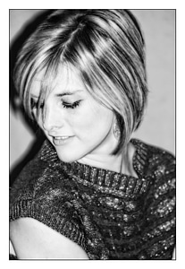 Cute portrait looking down