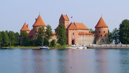 Historic lithuania castle