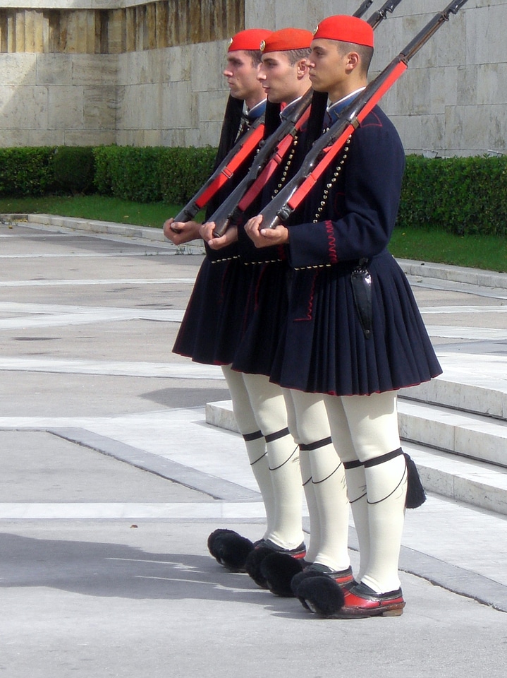 Athens parliament changing of the guard