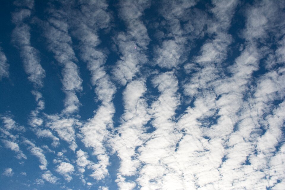 Sky clouds form blue
