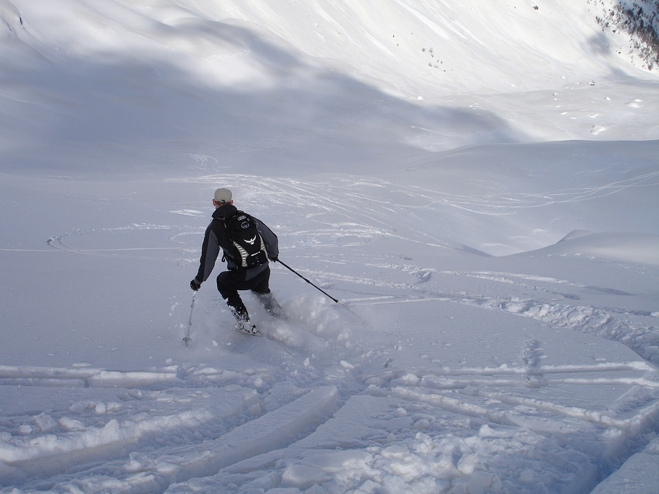 Ski touring skitouren goers outdoor