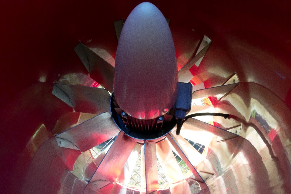 Snow cannon turbine propeller
