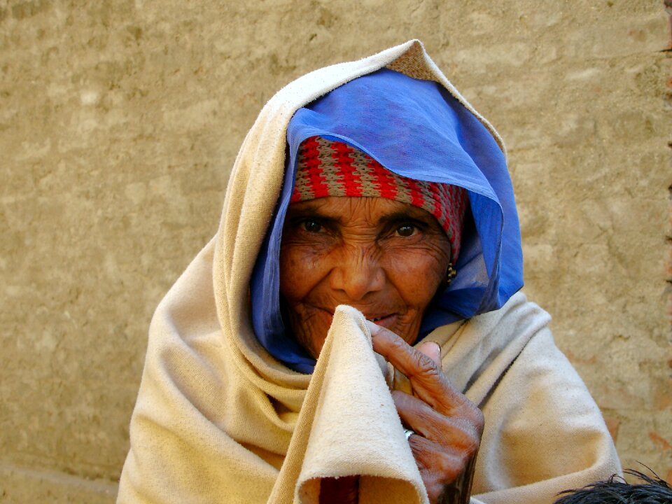Old woman portrait granny
