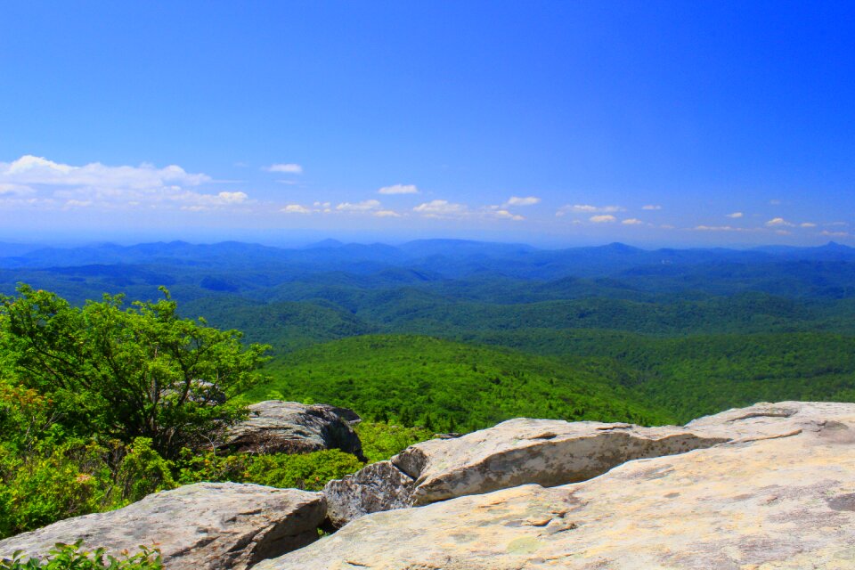 Mountains blue ridge clouds