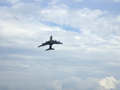 Sky rainy aircraft photo