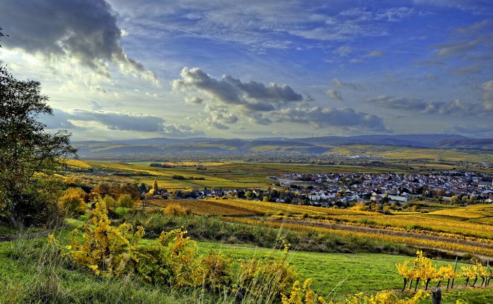 Rhine valley clouds outlook
