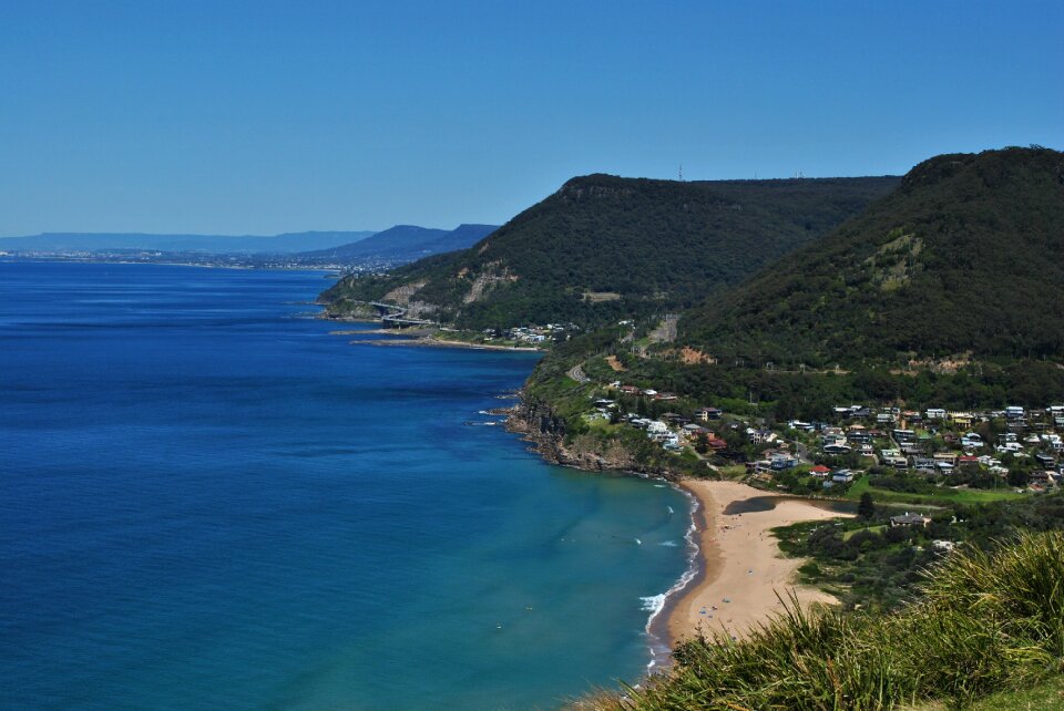 Sydney coastal cliff photo