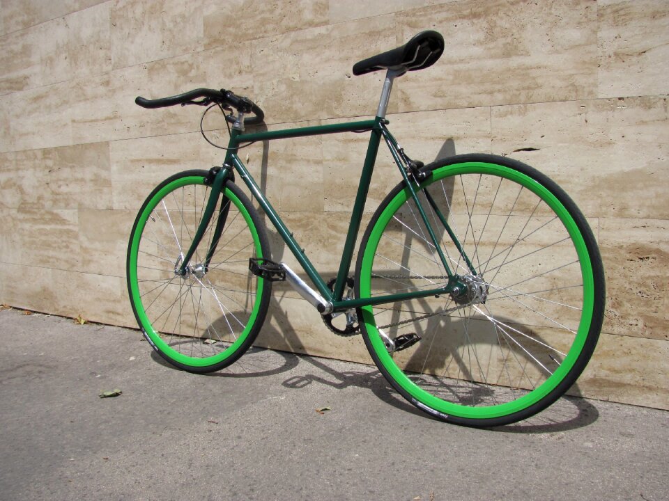 Road bike bike fixed gear bike photo