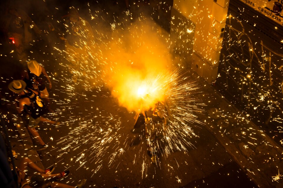 Festa major sitges fire show