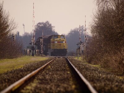 Rails railway transport photo