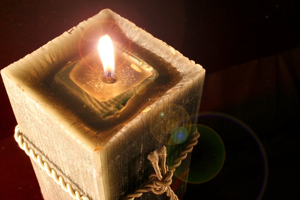 Candle christmas light