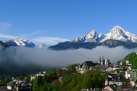 Alps mountains morning photo