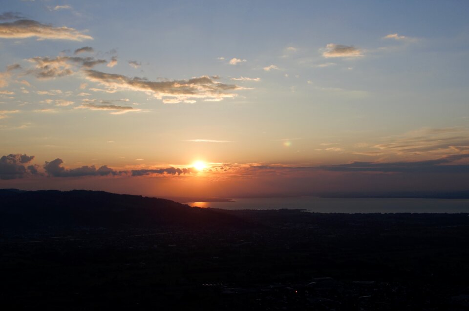 Sunset abendstimmung landscape