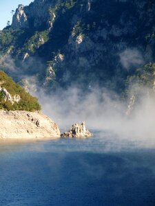 Sky river the fog photo