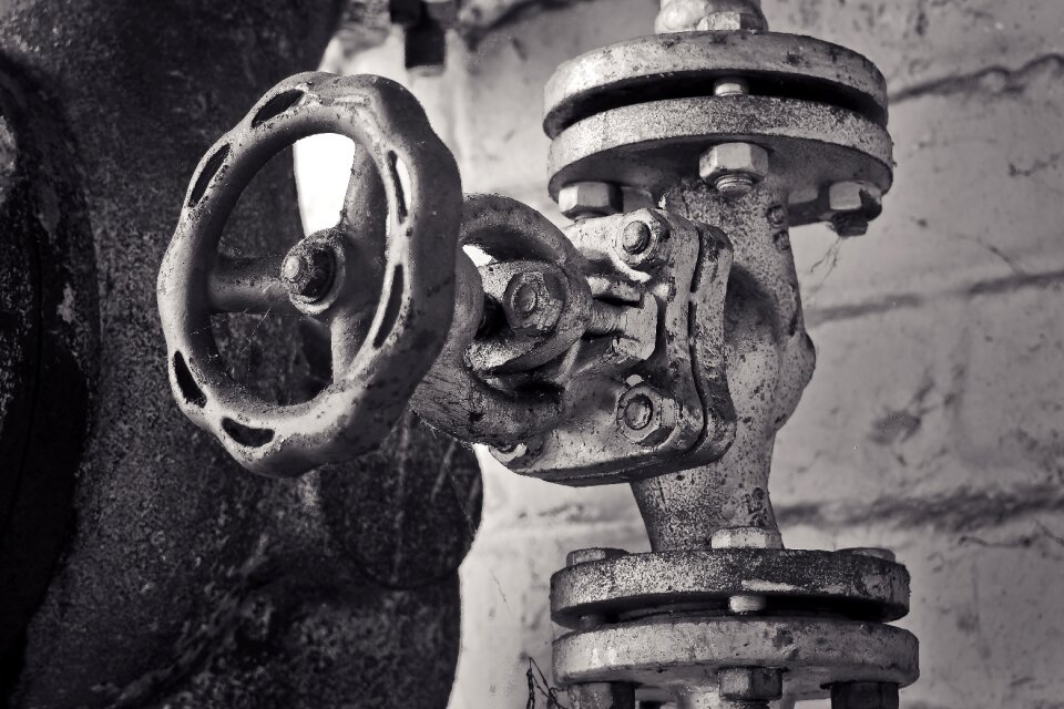 Abandoned industrial building lapsed