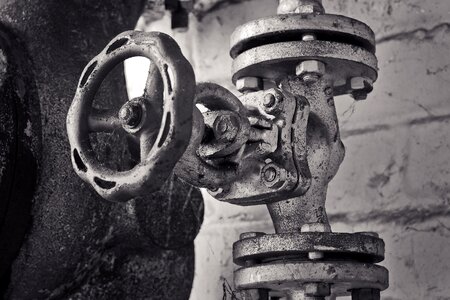 Abandoned industrial building lapsed