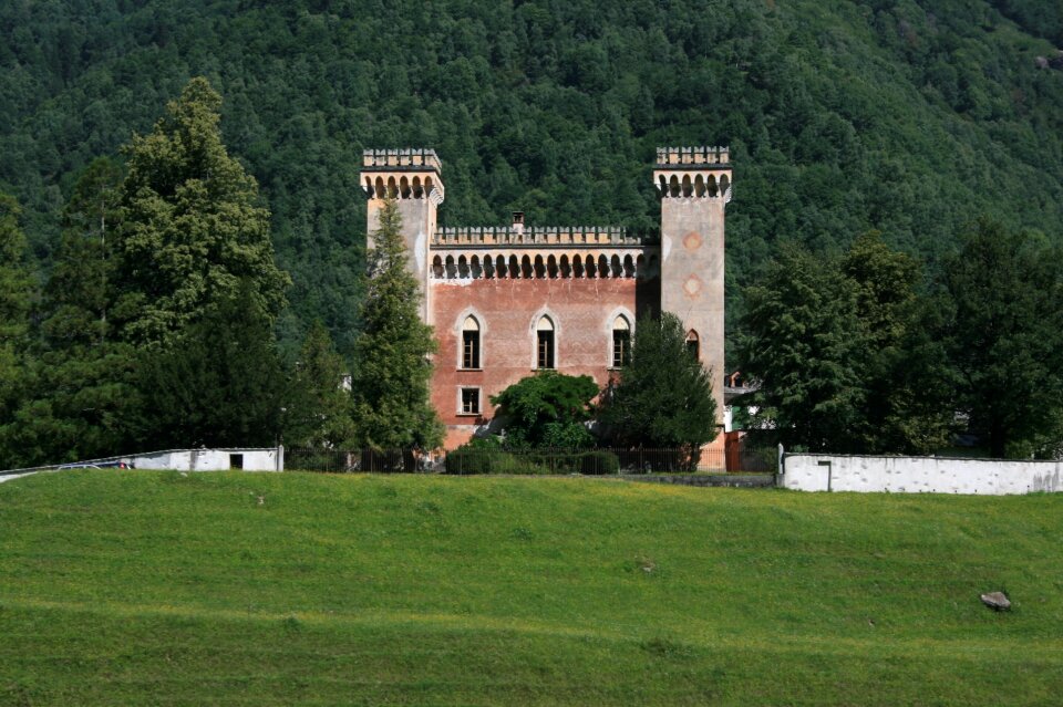 Near chiavenna castelmur palace italy