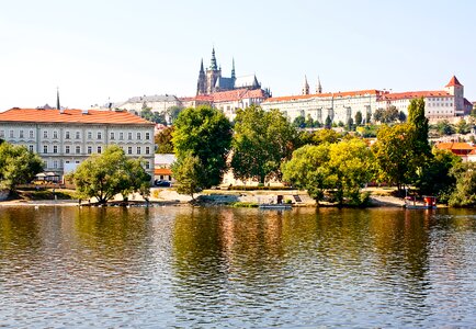 Czech republic old town river