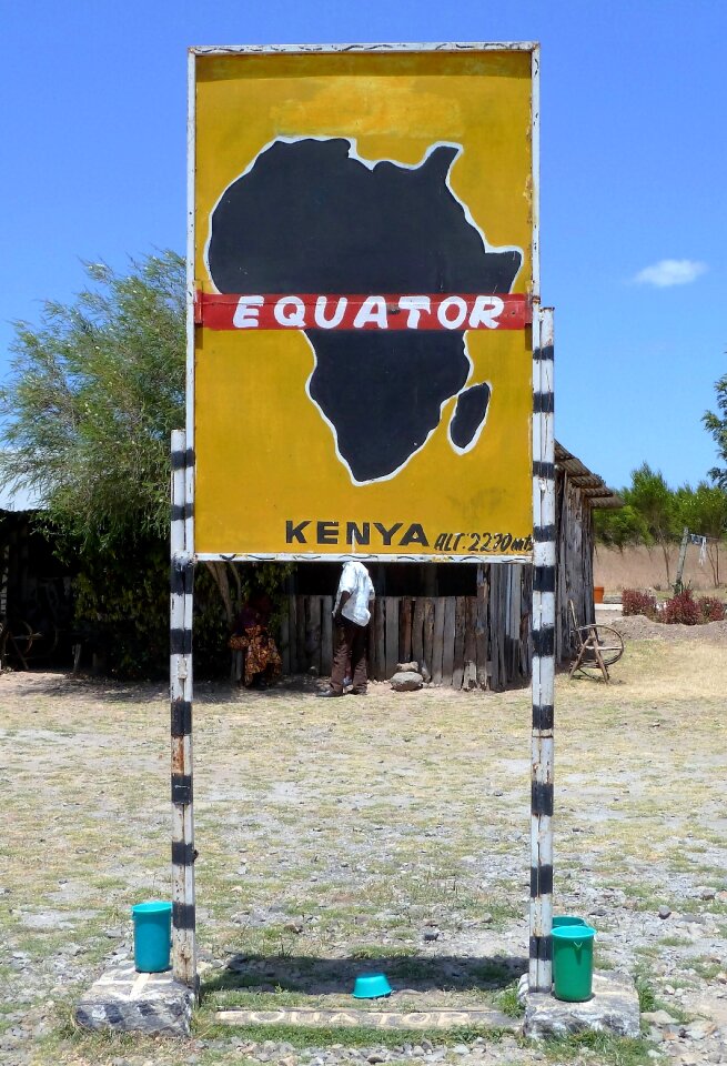 Sign kenya border