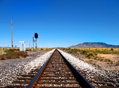Railway perspective photo