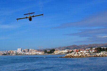 Sky beach breakwater photo