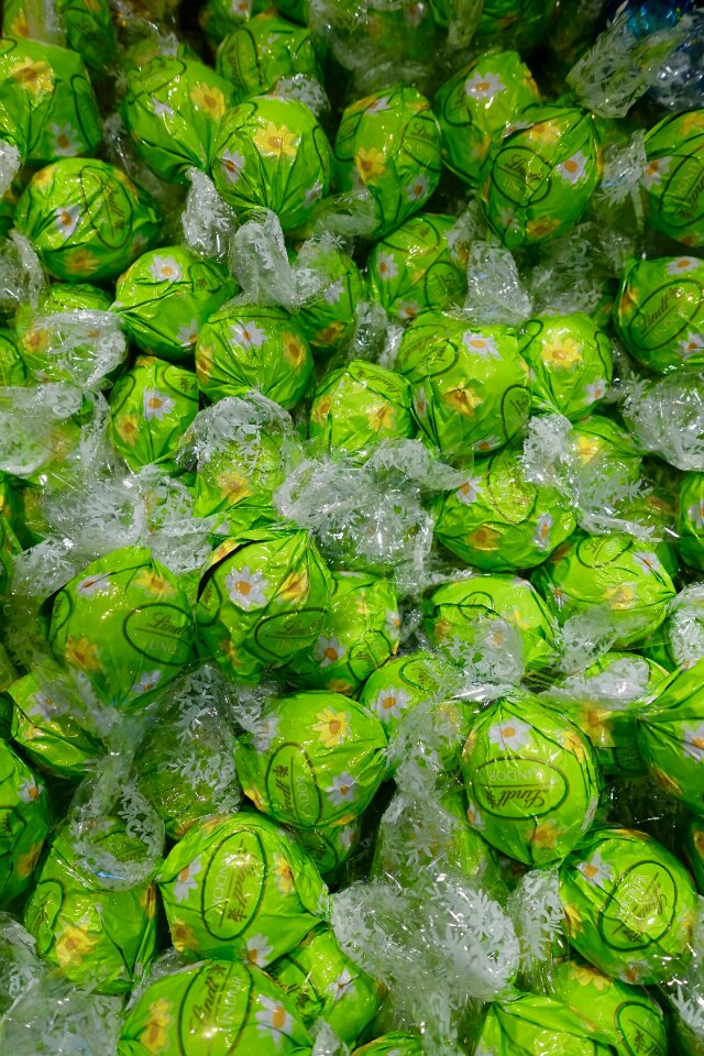 Balls wrapped green