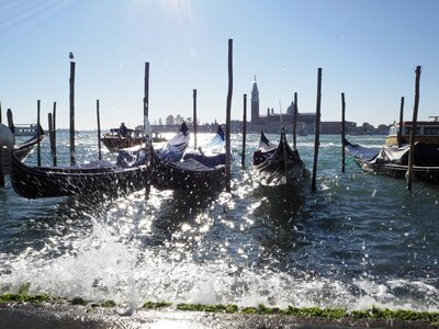 Channel water venezia photo