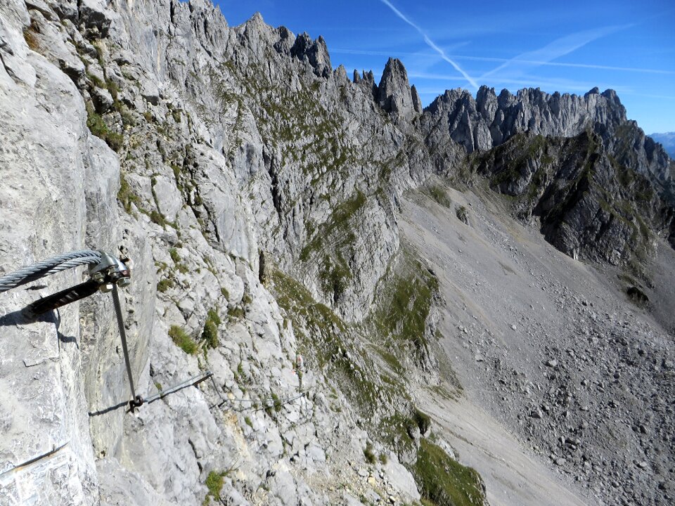 Rock climbing rubble field