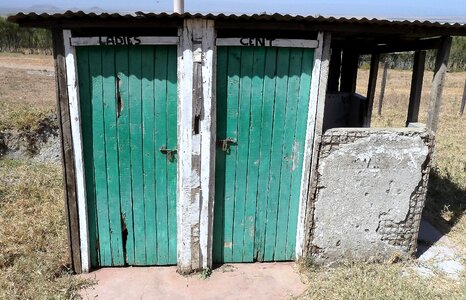 Booth toilet africa