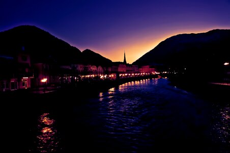Darkness purple blue