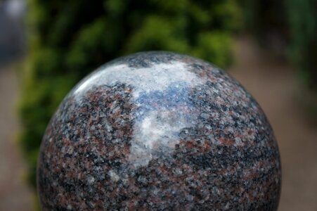 Polished shiny natural stone photo