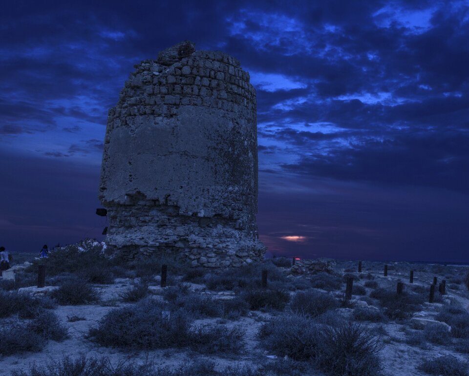 Almeria night darkness