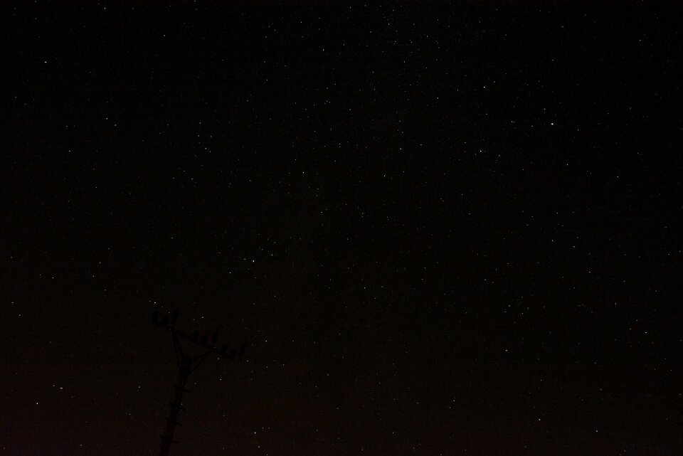 Night sky dark stars