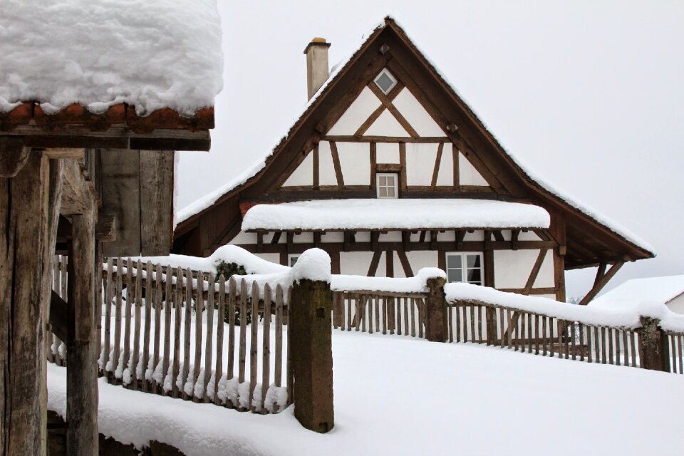 Winter village heimathaus