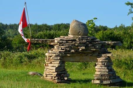 Travel rock symbol