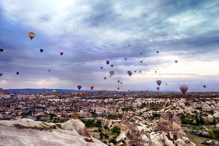 Turk air balloon photo