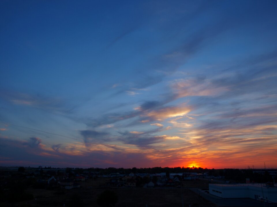 Day s color in the evening