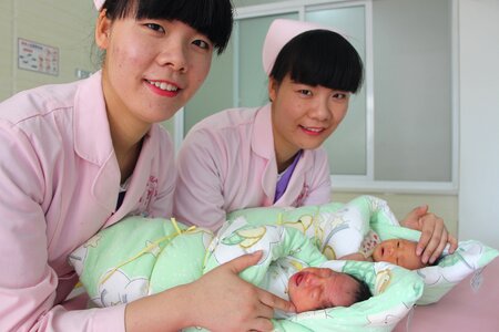 Medical sisters baby nurse