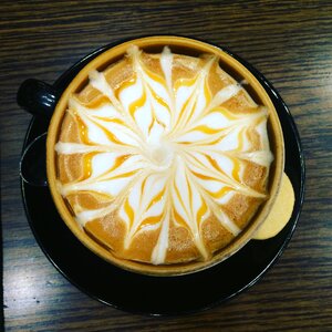 Caffeine cappuccino morning