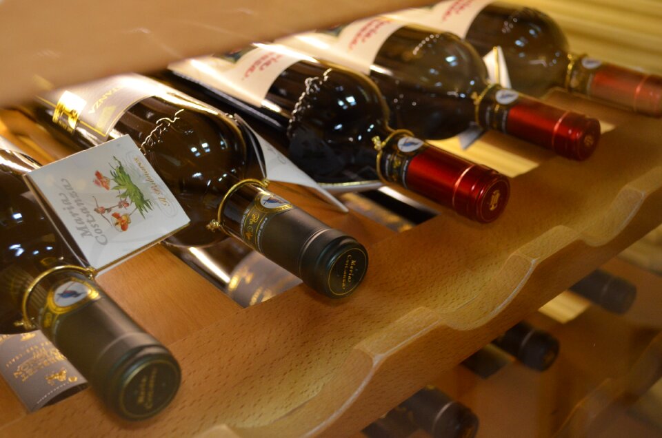 Red wine bar enoteca