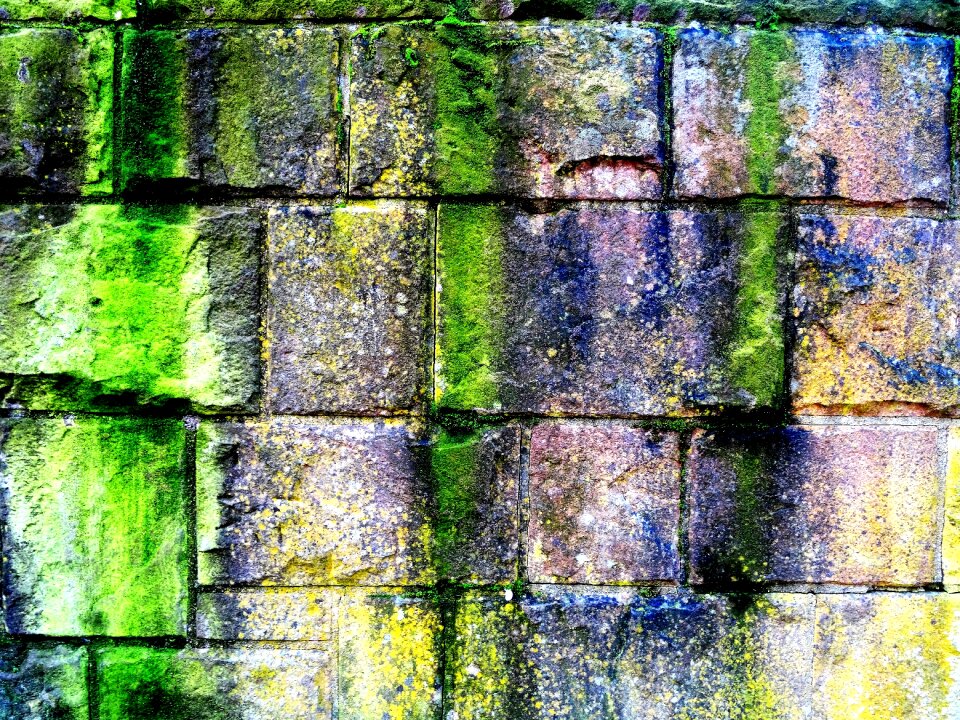 Pattern stone wall masonry