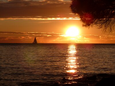 Croatia sunset sea