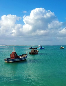 Bay fishing boats boats photo