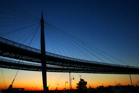 Italy bridge evening