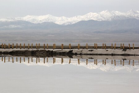 Qinghai chaka salt lake photo