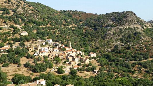 Occiglioni village corsican