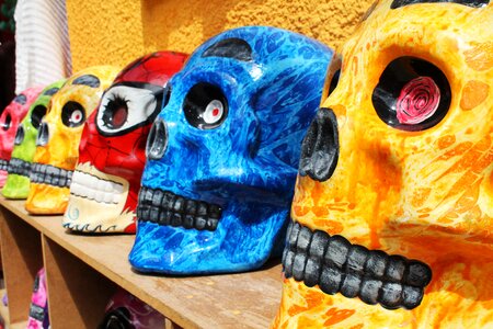 Color skull and crossbones sol color