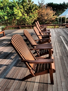 Chair landscape wood photo