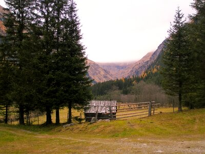 Landscape mountain hiking