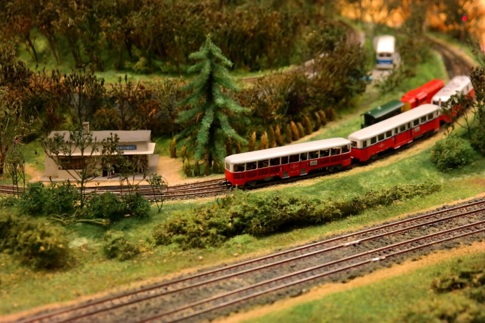 Model railroad layout vasútmodell model